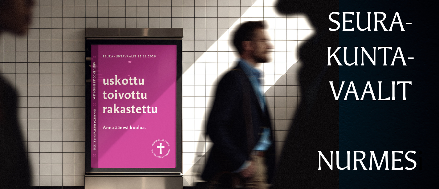 seurakuntavaalit banneri